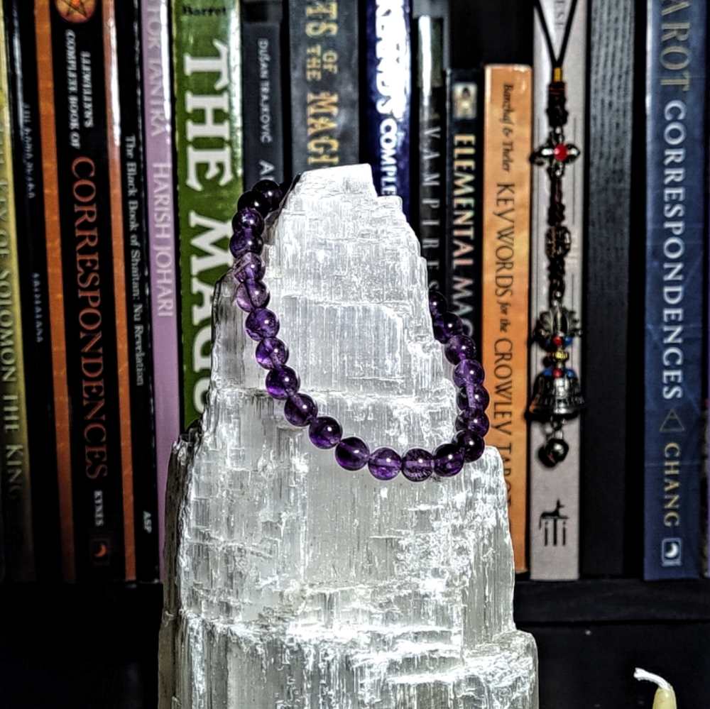 Handmade Amethyst Unisex Bracelet